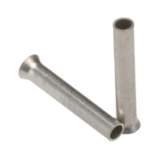 RS PRO Uninsulated Crimp Bootlace Ferrule 10 mm Pin Length 1.2 mm Pin Diameter 0.75 mm² Maximum Wire Size WE0.75-10