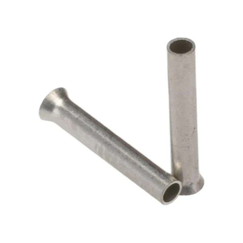 RS PRO Uninsulated Crimp Bootlace Ferrule 10 mm Pin Length 1.2 mm Pin Diameter 0.75 mm² Maximum Wire Size WE0.75-10