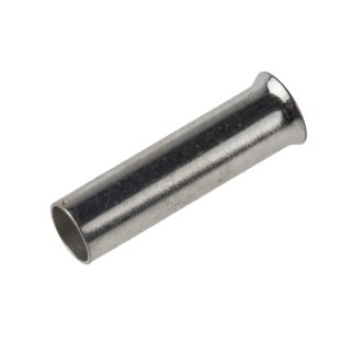 JST WE Uninsulated Crimp Bootlace Ferrule 12 mm Pin Length, 2.8 mm Pin Diameter, 12 AWG Wire Size WE4-12