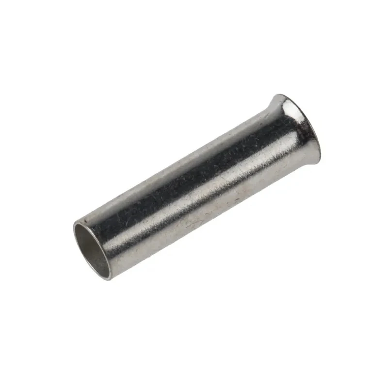 JST WE Uninsulated Crimp Bootlace Ferrule 12 mm Pin Length, 2.8 mm Pin Diameter, 12 AWG Wire Size WE4-12