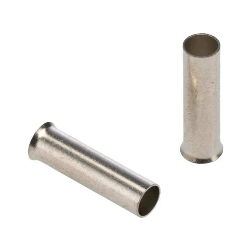 JST Uninsulated Crimp Bootlace Ferrule, 15 mm Pin Length, 3.5 mm Pin Diameter to 10 AWG Wire Size WE6-15