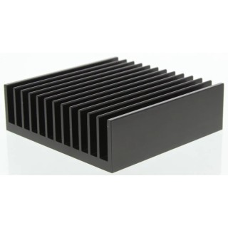 AAVID THERMALLOY Heatsink Universal Square Aluminium Black Anodised 1.79°C/W 31.75mm x 101.6mm x 101.6mm 766203B04000