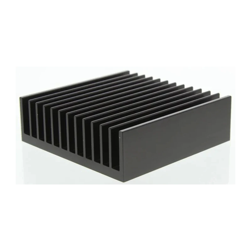 AAVID THERMALLOY Heatsink Universal Square Aluminium Black Anodised 1.79°C/W 31.75mm x 101.6mm x 101.6mm 766203B04000