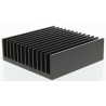 AAVID THERMALLOY Heatsink Universal Square Aluminium Black Anodised 1.79°C/W 31.75mm x 101.6mm x 101.6mm 766203B04000