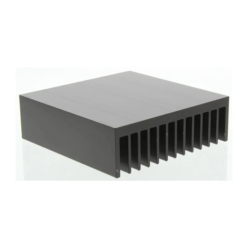 AAVID THERMALLOY Heatsink Universal Square Aluminium Black Anodised 1.79°C/W 31.75mm x 101.6mm x 101.6mm 766203B04000