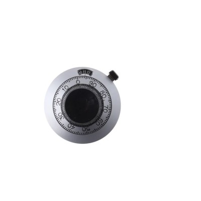 Vishay 46 mm Knob Diameter Chrome Potentiometer Knob for 6 mm Shaft Circular 21B11B10