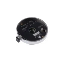 Vishay 46 mm Knob Diameter Chrome Potentiometer Knob for 6 mm Shaft Circular 21B11B10