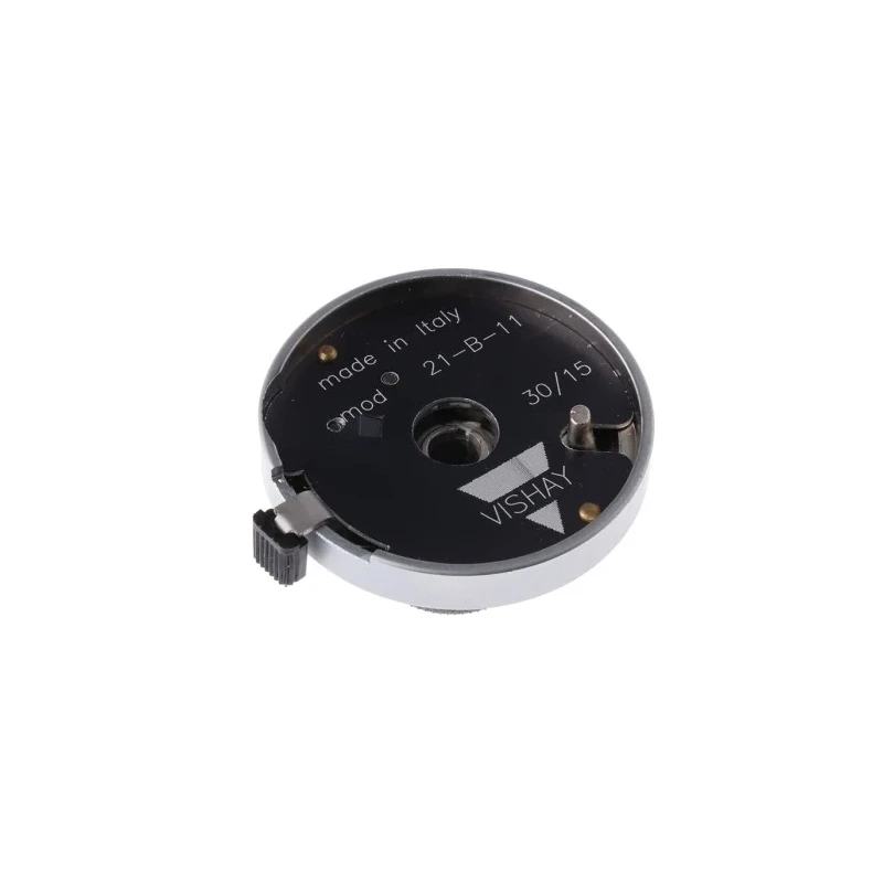 Vishay 46 mm Knob Diameter Chrome Potentiometer Knob for 6 mm Shaft Circular 21B11B10