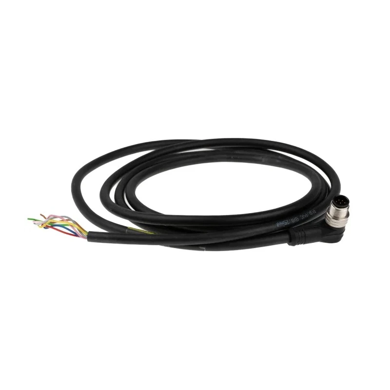 Brad from Molex Male 8-Way Right Angle to Unterminated Sensor Actuator Cable 2m 30V IP67 1200651800