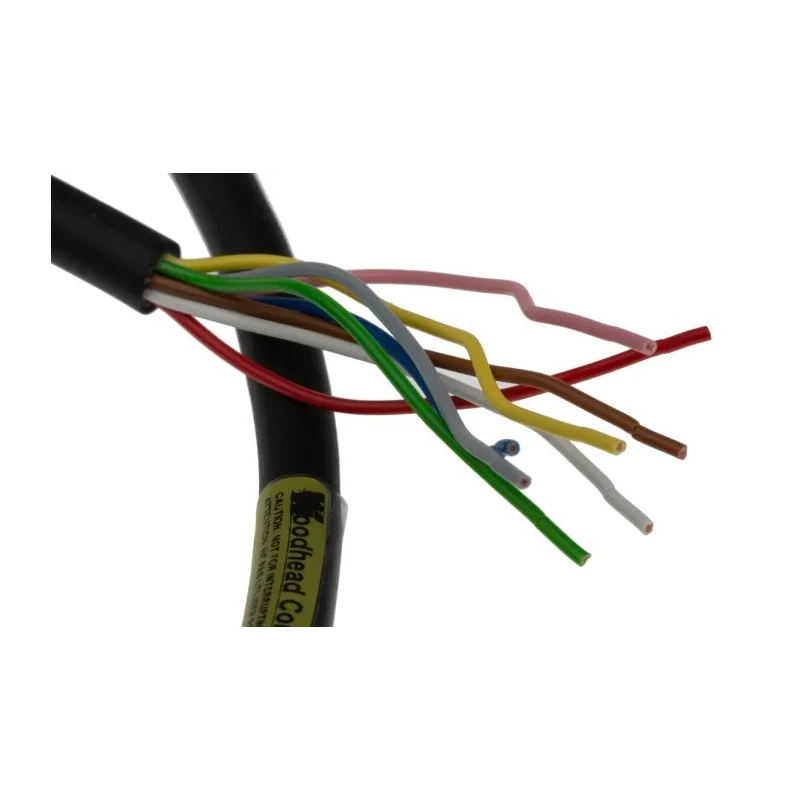Brad from Molex Male 8-Way Right Angle to Unterminated Sensor Actuator Cable 2m 30V IP67 1200651800