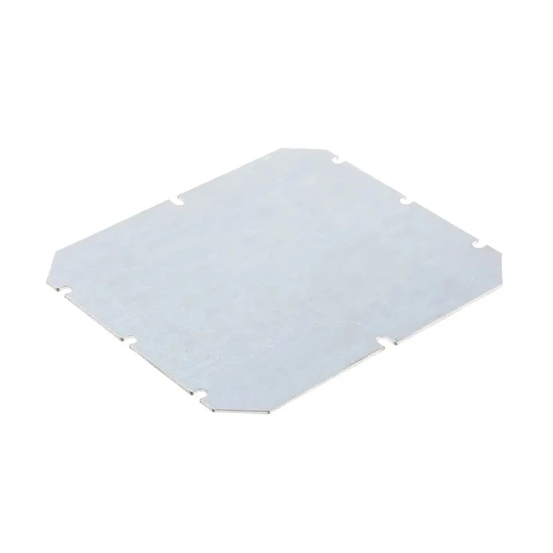 Fibox Steel Mounting Plate 1.5mm Thickness, 140mm Width, 170mm Length Grey Black RAL 7035 for Tempo MP 2016 MOUNTING PLATE