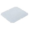 Fibox Steel Mounting Plate 1.5mm Thickness, 140mm Width, 170mm Length Grey Black RAL 7035 for Tempo MP 2016 MOUNTING PLATE