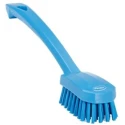 Vikan Blue Scrubbing Brush, 22 mm bristle length, Polyester bristle material 30883