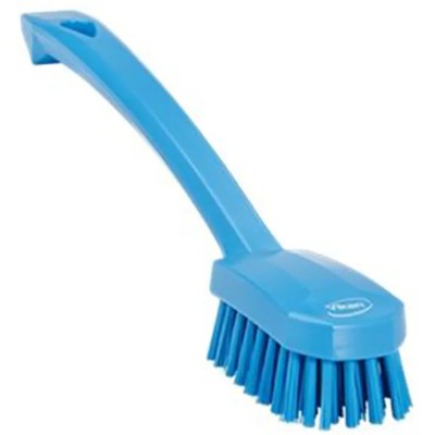 Vikan Blue Scrubbing Brush, 22 mm bristle length, Polyester bristle material 30883