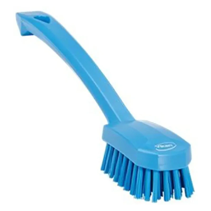 Vikan Blue Scrubbing Brush, 22 mm bristle length, Polyester bristle material 30883