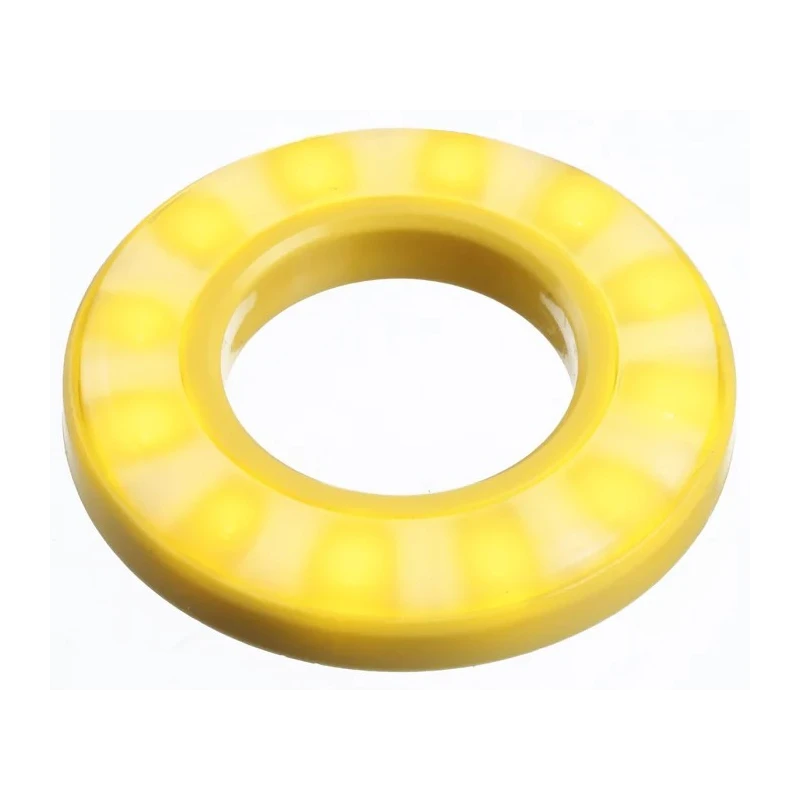 APEM Yellow LED Panel Mount Indicator, Diffused Lens, 22.2 mm Mount Hole, IP67, 24V dc, QH22057YC