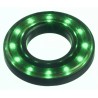 APEM Green LED Panel Mount Indicator, 16.1 mm Mount Hole, Diffused Lens, IP67, 12 to 24 V dc, QH16028GC