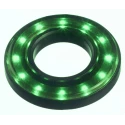 APEM Red Panel Mount LED Indicator, QH Series, 22.2 mm Mount Hole, Lead Wire Termination, IP67, 24V dc QH22028GC
