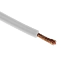 RS PRO White Hook Up Wire 57/0.15 mm Core Strands 30m Length Polyvinyl Chloride Jacket 600V 100°C 122-5860