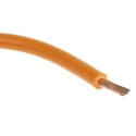 RS PRO Orange Hook Up Wire 57/0.15 mm Core Strands 30 m Polyvinyl Chloride 600V 100°C 122-5863