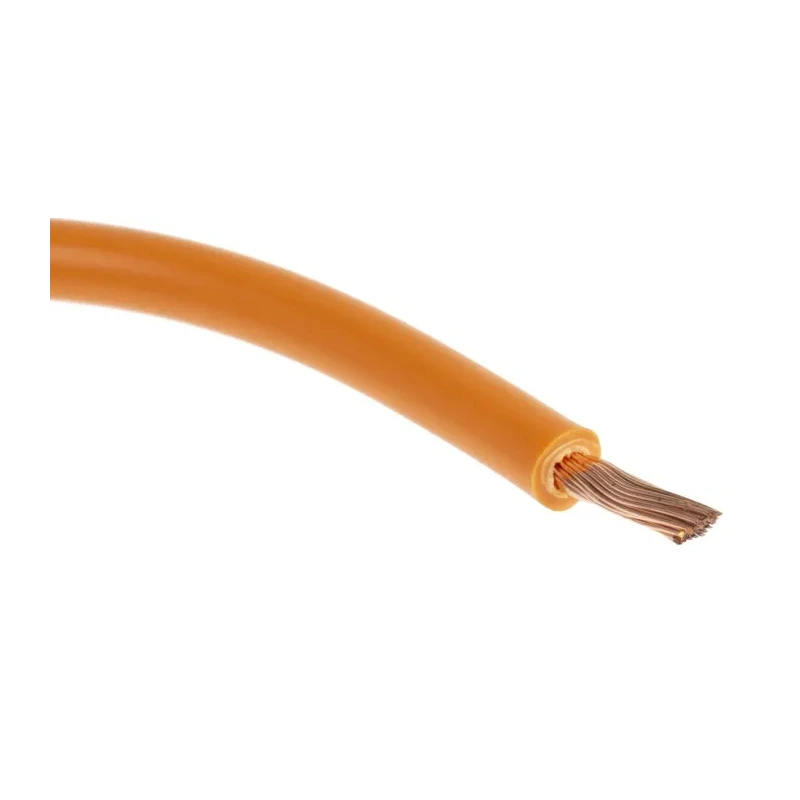 RS PRO Orange Hook Up Wire 57/0.15 mm Core Strands 30 m Polyvinyl Chloride 600V 100°C 122-5863