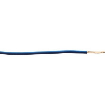 RS PRO Automotive Primary Hook Up Wire Black Blue 57x0.15 mm Core Strands 2.7 mm Diameter Polyvinyl Chloride Jacket 122-5868
