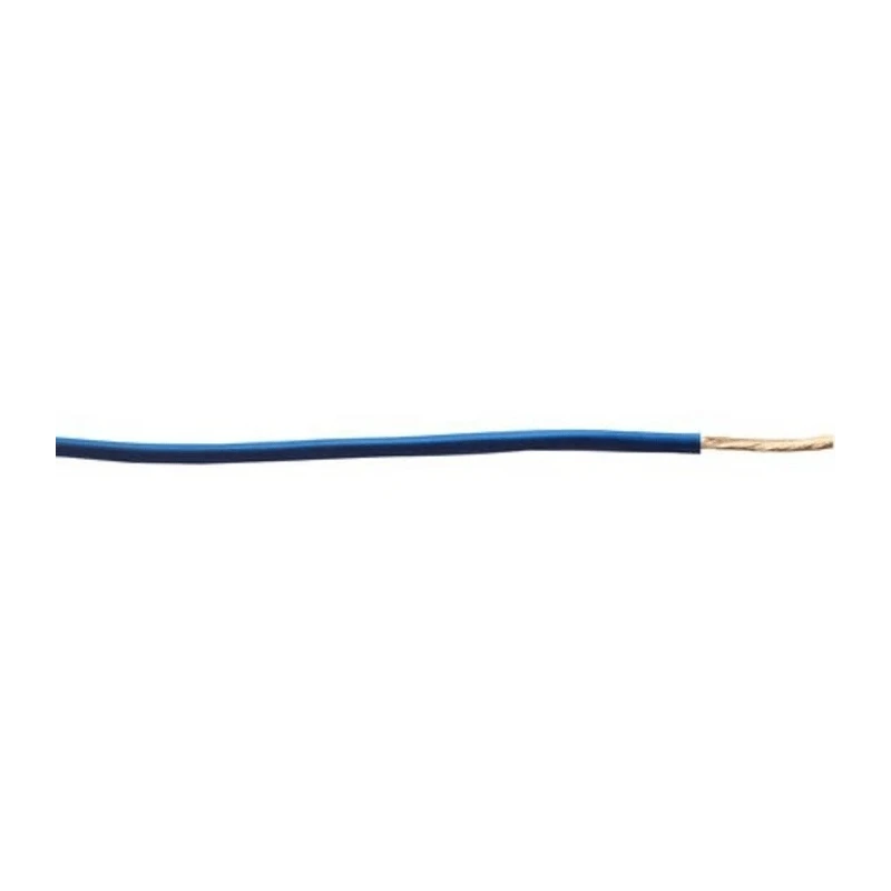 RS PRO Automotive Primary Hook Up Wire Black Blue 57x0.15 mm Core Strands 2.7 mm Diameter Polyvinyl Chloride Jacket 122-5868