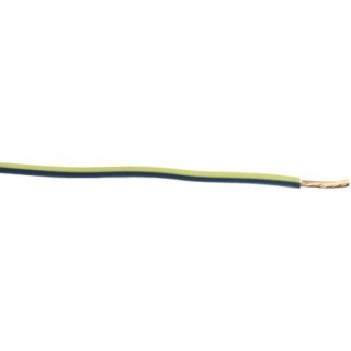RS PRO Yellow, Black Hook Up Wire 57/0.15 mm Core Strands, 30 m Length, Polyvinyl Chloride Jacket, 600V, Flame 122-5867