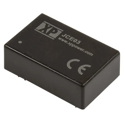 XP Power Isolated DC-DC Converter 24V DC Output 125mA 3W Through Hole DIP JCE03 