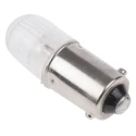 RS PRO Orange Indicator Lamp 220V DC 250V DC BA9 Base 10mm Diameter 104-761