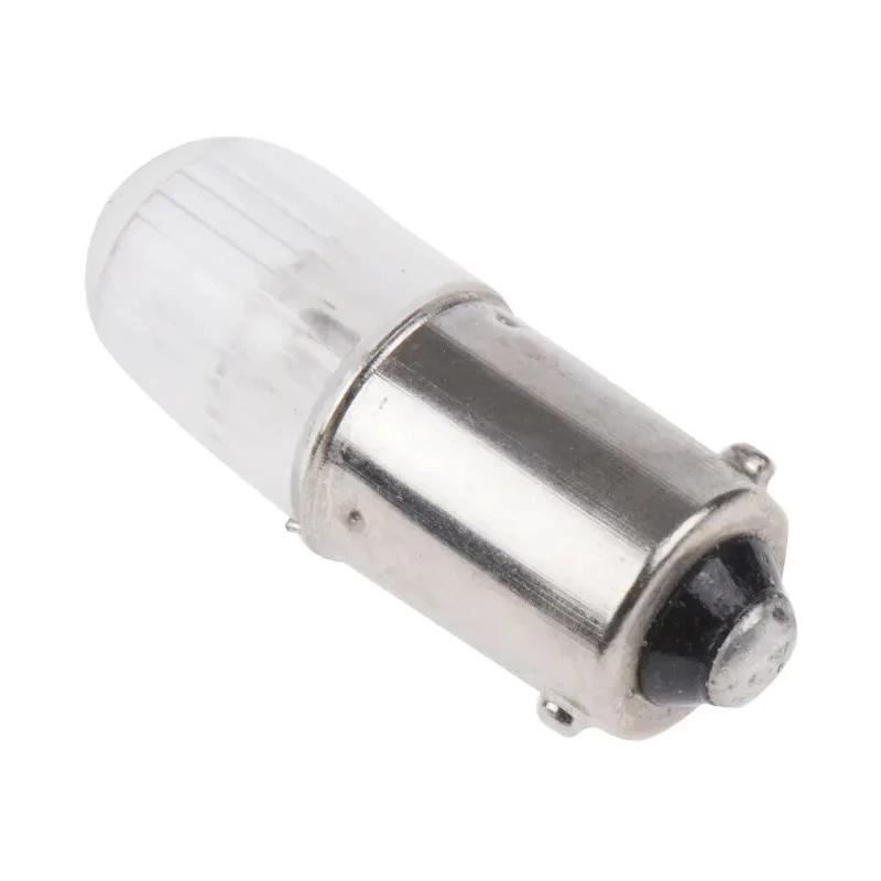 RS PRO Orange Indicator Lamp 220V DC 250V DC BA9 Base 10mm Diameter 104-761