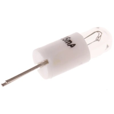 RS PRO Incandescent BI-Pin Indicator Light Clear Lens 24V 35mA 7500h 104-553