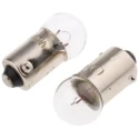 RS PRO BA9S Indicator Light Clear Lens Incandescent Lamp 6V 300mA 4000h BA9S