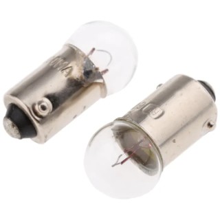RS PRO BA9S Indicator Light Clear Lens Incandescent Lamp 6V 300mA 4000h BA9S