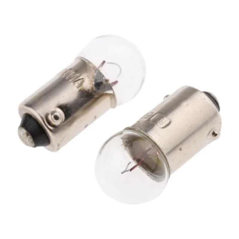 RS PRO BA9S Indicator Light Clear Lens Incandescent Lamp 6V 300mA 4000h BA9S