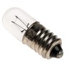RS PRO Filament Indicator Light Clear Lens E10 Base 24V 50mA 10mm Diameter 28mm Length 5000h Lifespan 104-828