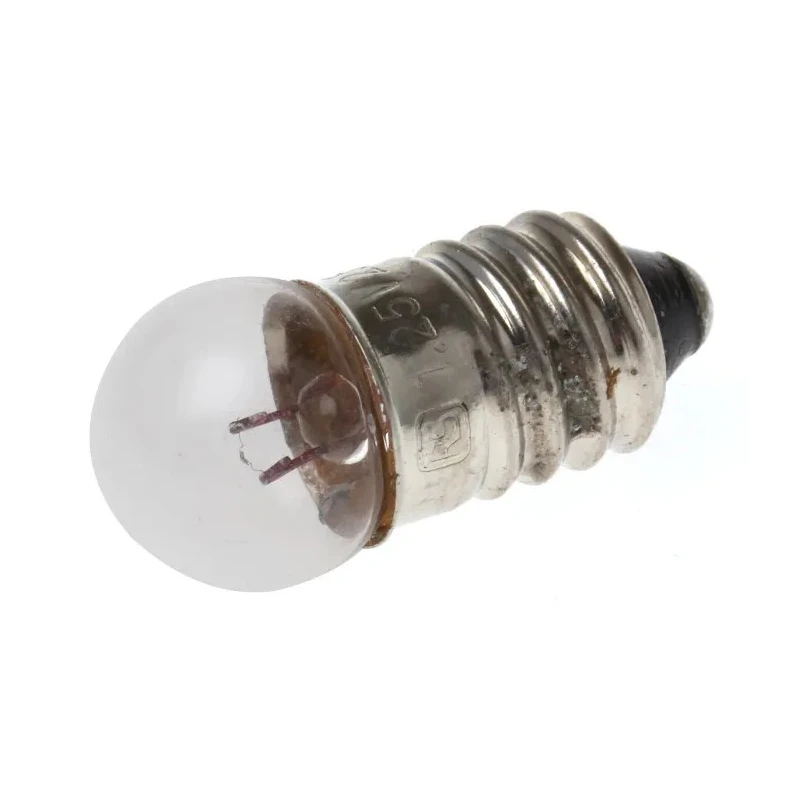 RS PRO Indicator Light Clear E10 Base 1.25V 250mA 10h Lifespan 104-856