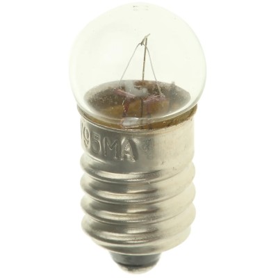RS PRO E10 Indicator Light Clear Lens 12V 95mA 5000h Lifespan 11mm Diameter 24mm Length 104-878