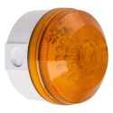 Moflash Amber Multifunction LED Beacon 280V AC/DC Flashing Rear and Side Mount IP65 LED195-05WH-01