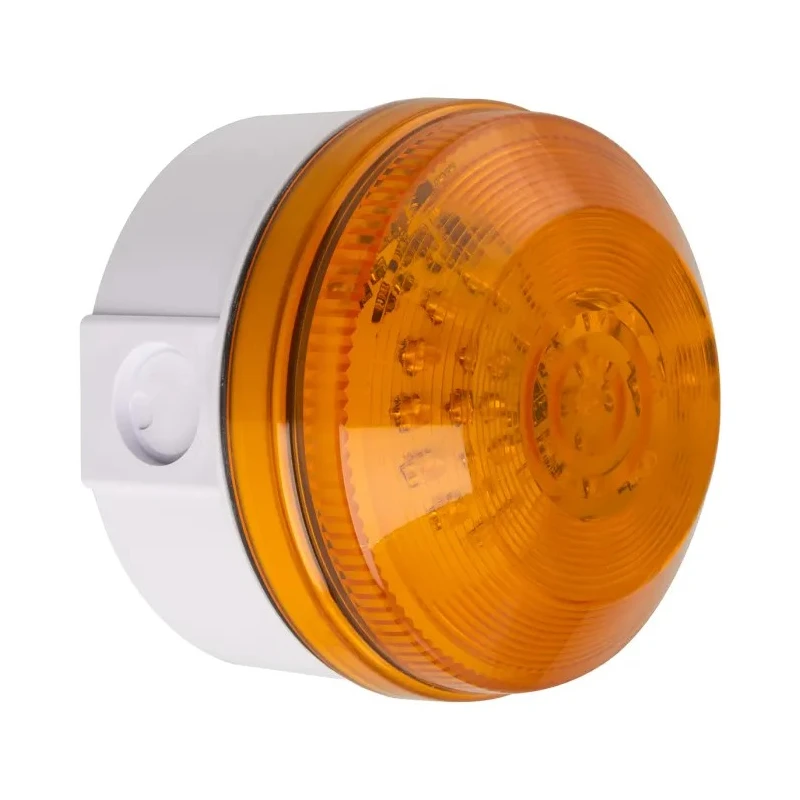 Moflash Amber Multifunction LED Beacon 280V AC/DC Flashing Rear and Side Mount IP65 LED195-05WH-01