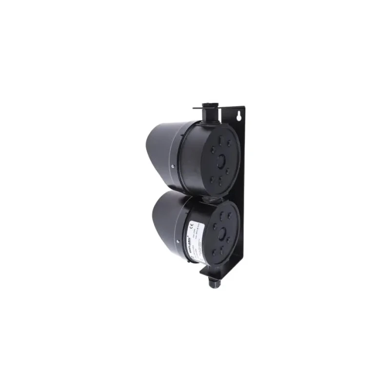 Moflash Industrial Traffic-Light LED Beacon, Red and Green LEDs, 20V AC/DC, Bracket Mount, Model LED-TL-01-02-04