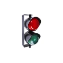 Moflash Industrial Traffic-Light LED Beacon, Red and Green LEDs, 20V AC/DC, Bracket Mount, Model LED-TL-01-02-04