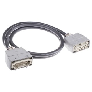HARTING Heavy Duty Power Connector Crimp 16 Way 7A Han E Female/Male 600V 20871469001200