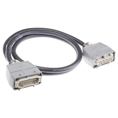HARTING Heavy Duty Power Connector Crimp 16 Way 7A Han E Female/Male 600V 20871469001200