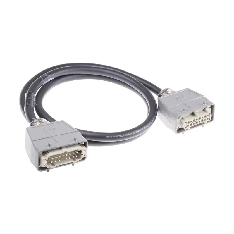 HARTING Heavy Duty Power Connector Crimp 16 Way 7A Han E Female/Male 600V 20871469001200