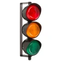 Moflash LED TL Series Clear, Green, Amber, Red, Blue LED Beacon, 3 Lights 30V Wall Mount LED-TL-02-02-01-04