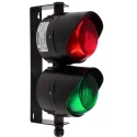 Moflash Industrial LED TL Series Green, Red LED Beacon No Sounder Component 85V Bracket Mount LED-TL-03-02-04