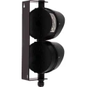 Moflash Industrial LED TL Series Green, Red LED Beacon No Sounder Component 85V Bracket Mount LED-TL-03-02-04