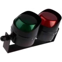 Moflash Industrial LED TL Series Green, Red LED Beacon No Sounder Component 85V Bracket Mount LED-TL-03-02-04