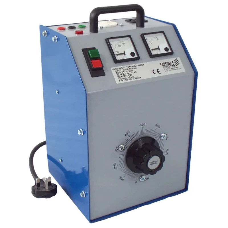 Carroll & Meynell Auto-Transformer, 3 Output, 1 Phase, 1.35 kVA, 240 V MVTC-UK5A
